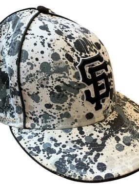 San Francisco Giants Hat SF MLB New Era 59Fifty 7 33.8cm Paint Splatter Baseball